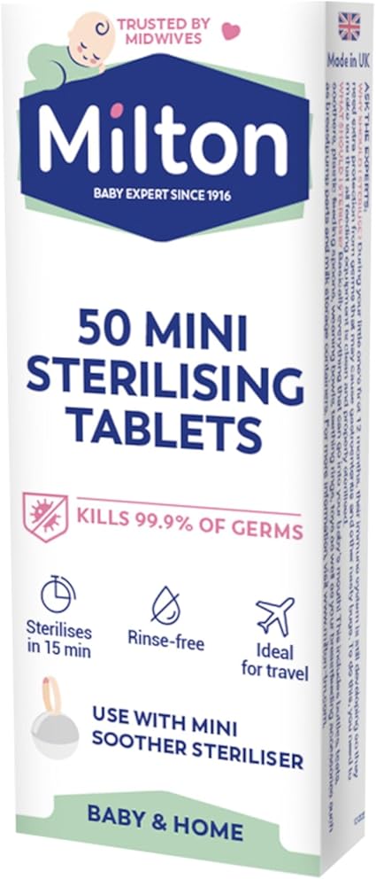Milton Mini Sterilising Tablets - 50pcs